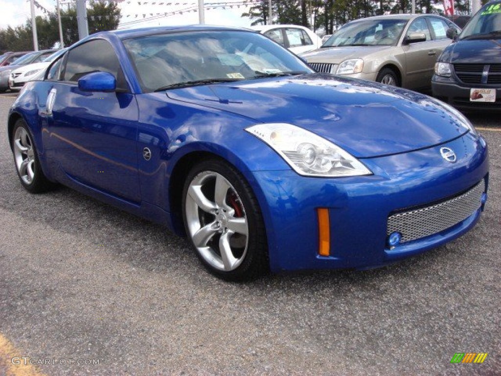 Daytona Blue Metallic 2007 Nissan 350Z Touring Coupe Exterior Photo #54800068