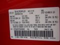  2005 Dakota ST Club Cab 4x4 Flame Red Color Code PR4