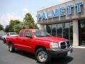 2005 Flame Red Dodge Dakota ST Club Cab 4x4  photo #26