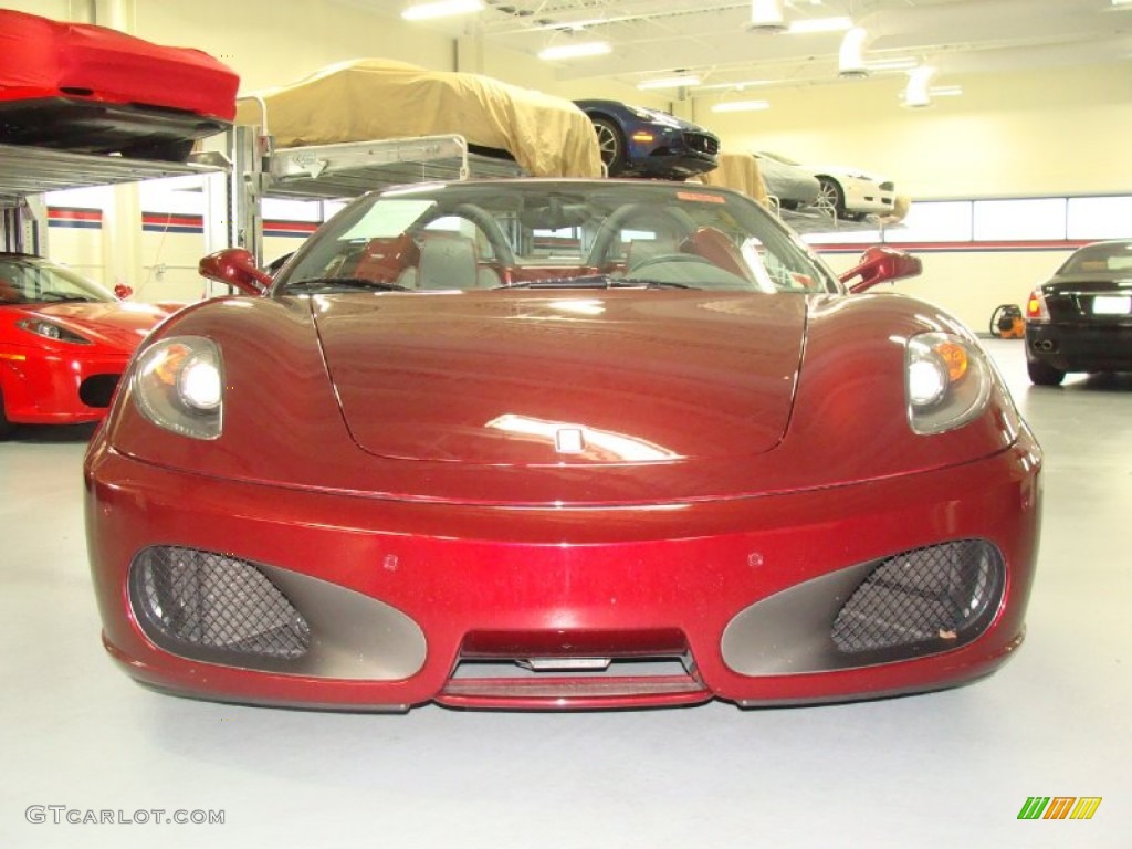 2007 F430 Spider F1 - Rubino Micalizzato (Red) / Charcoal photo #2