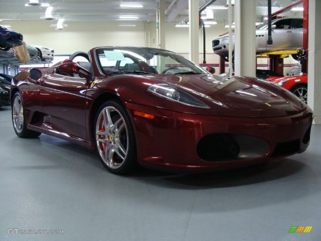 2007 F430 Spider F1 - Rubino Micalizzato (Red) / Charcoal photo #3