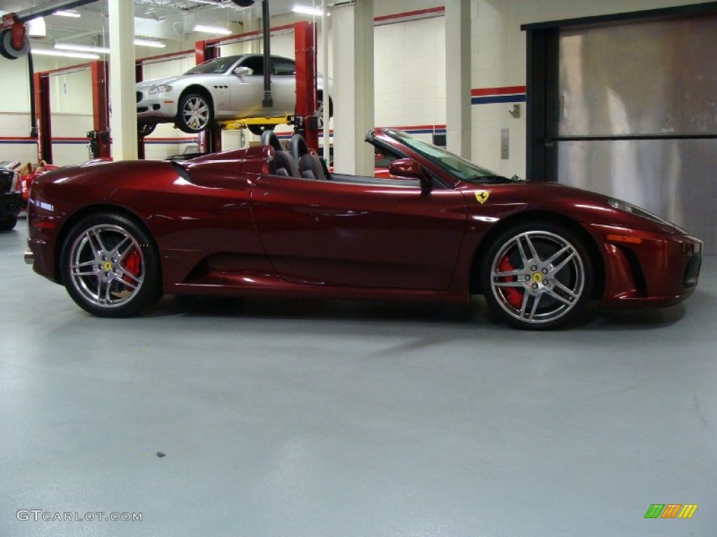 2007 F430 Spider F1 - Rubino Micalizzato (Red) / Charcoal photo #4