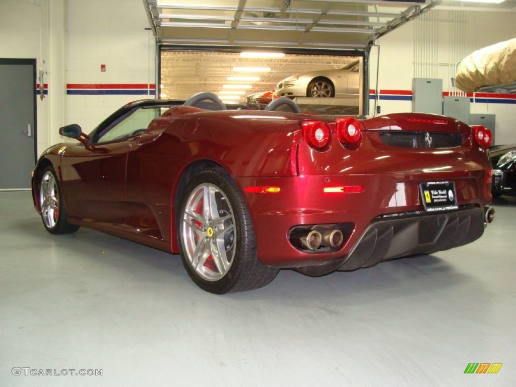 2007 F430 Spider F1 - Rubino Micalizzato (Red) / Charcoal photo #7