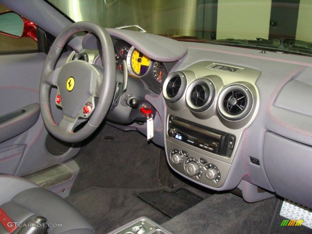 2007 Ferrari F430 Spider F1 Charcoal Dashboard Photo #54801283