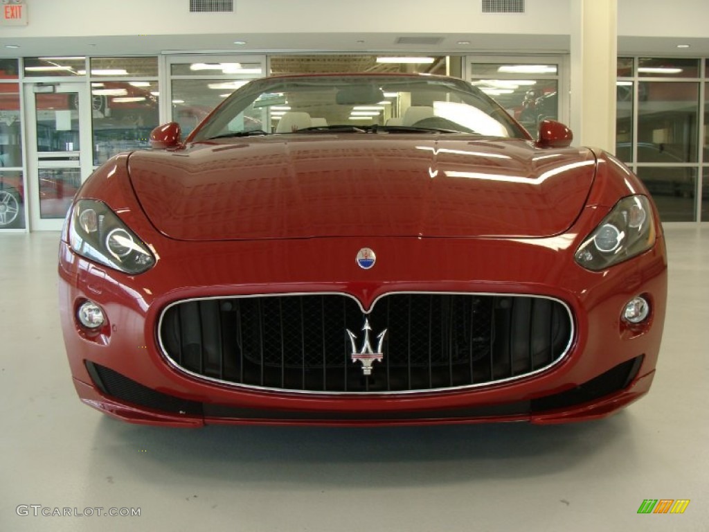 Bordeaux Ponteveccio (Red Metallic) 2012 Maserati GranTurismo Convertible GranCabrio Exterior Photo #54801724