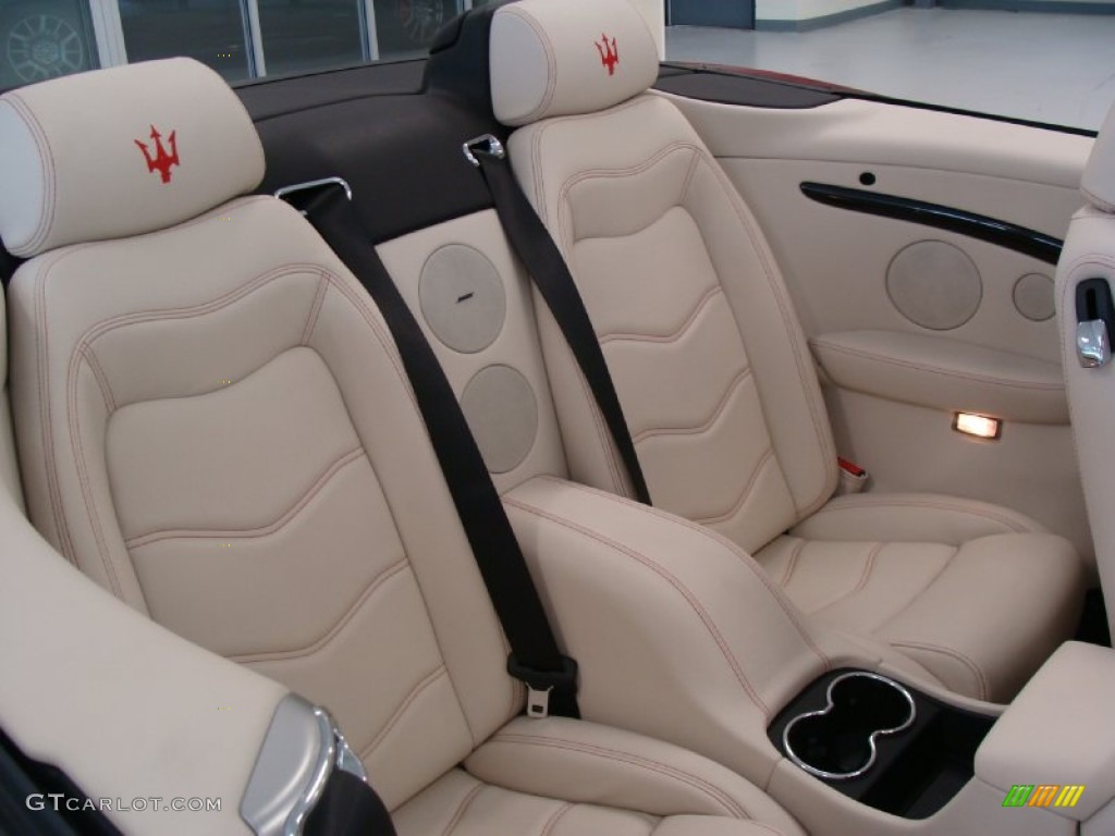 Pearl Beige Interior 2012 Maserati GranTurismo Convertible GranCabrio Photo #54801829