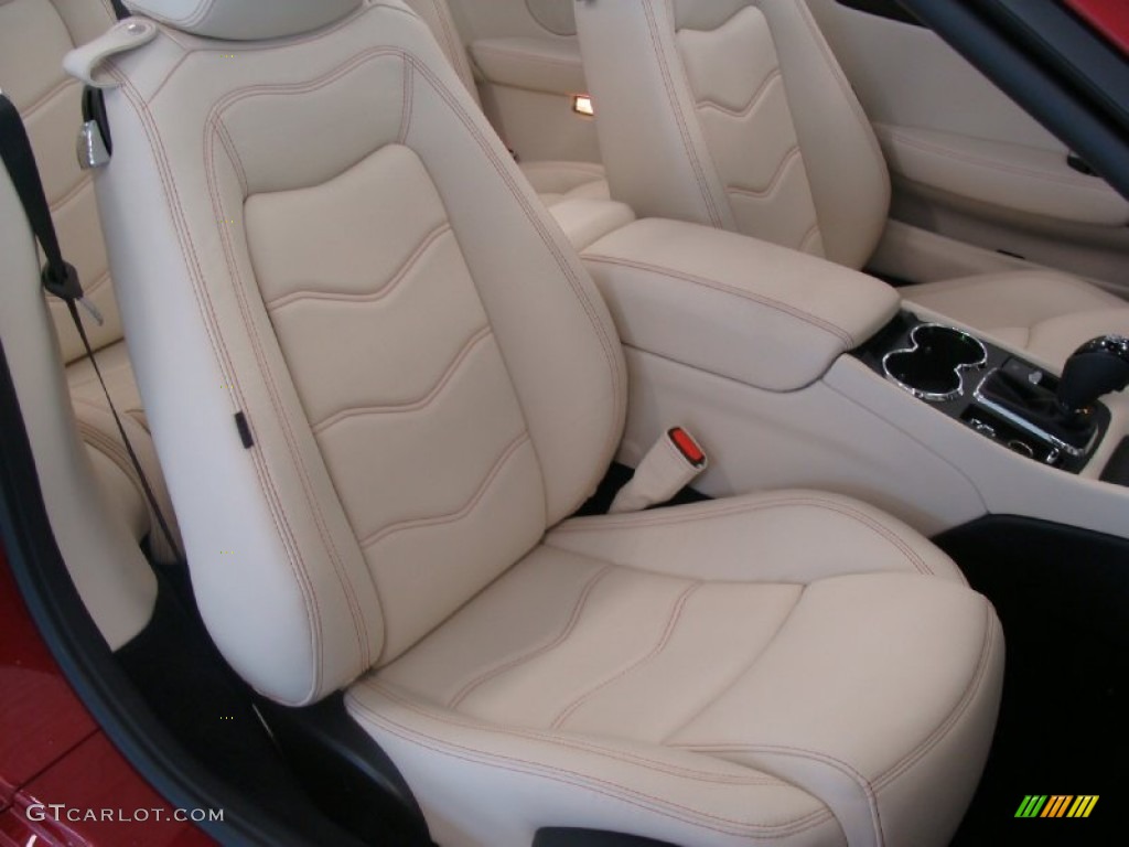 Pearl Beige Interior 2012 Maserati GranTurismo Convertible GranCabrio Photo #54801850