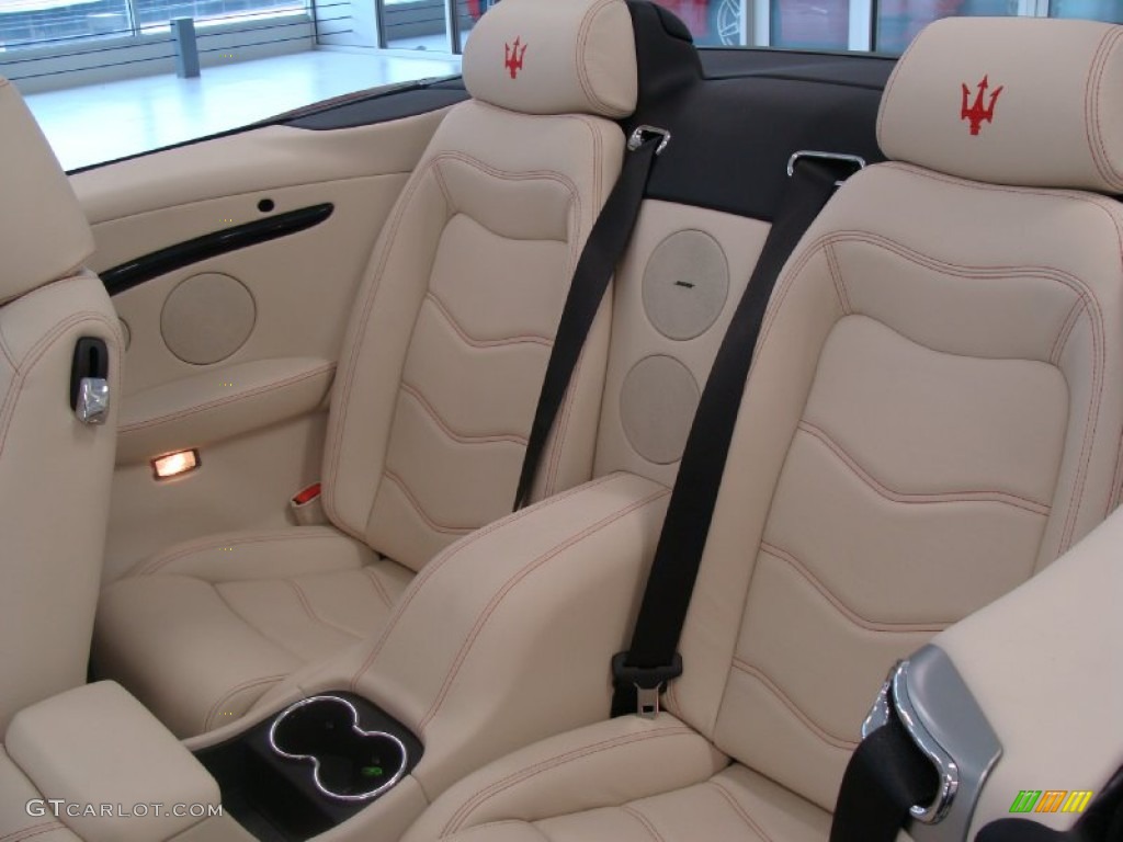 Pearl Beige Interior 2012 Maserati GranTurismo Convertible GranCabrio Photo #54801867