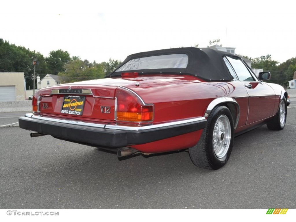 1988 XJ XJS V12 Convertible - Grenadier Red / Black photo #3