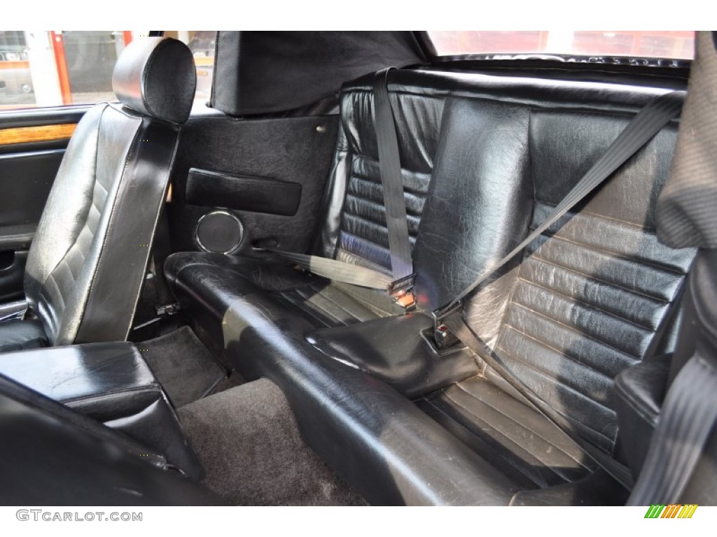 Black Interior 1988 Jaguar XJ XJS V12 Convertible Photo #54802654