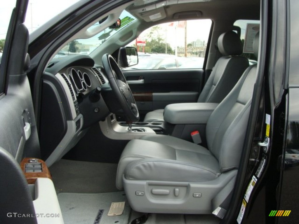 Graphite Gray Interior 2010 Toyota Tundra Limited Double Cab 4x4 Photo #54802691