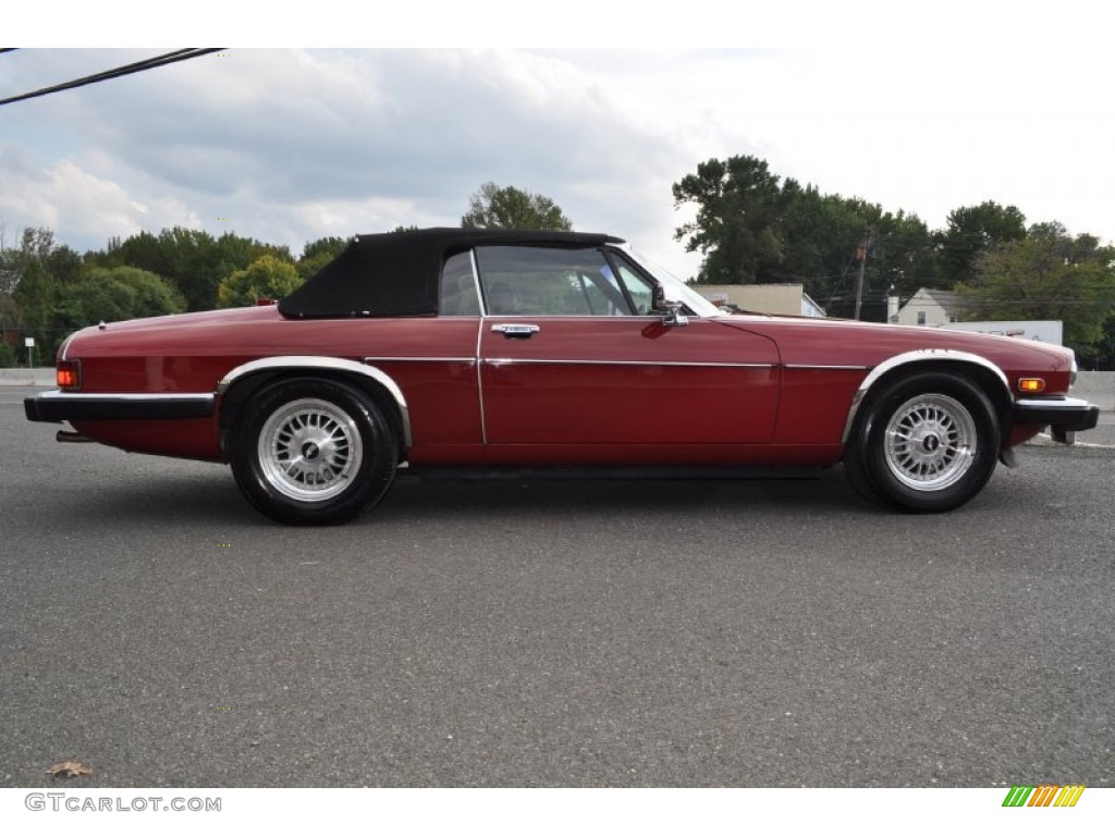 Grenadier Red 1988 Jaguar XJ XJS V12 Convertible Exterior Photo #54802747