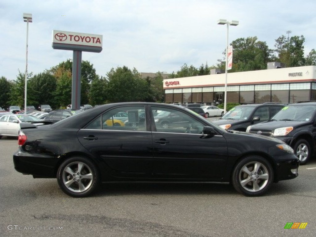 2006 Camry SE V6 - Black / Dark Charcoal photo #1