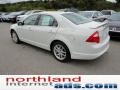 2012 White Suede Ford Fusion SEL V6  photo #6