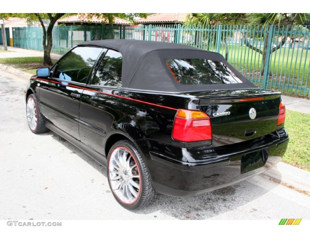 2002 Cabrio GLS - Black / Beige photo #11