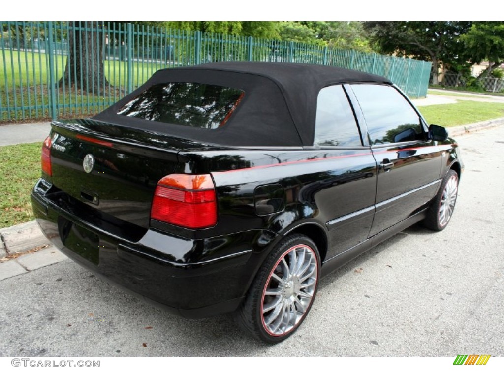 2002 Cabrio GLS - Black / Beige photo #13