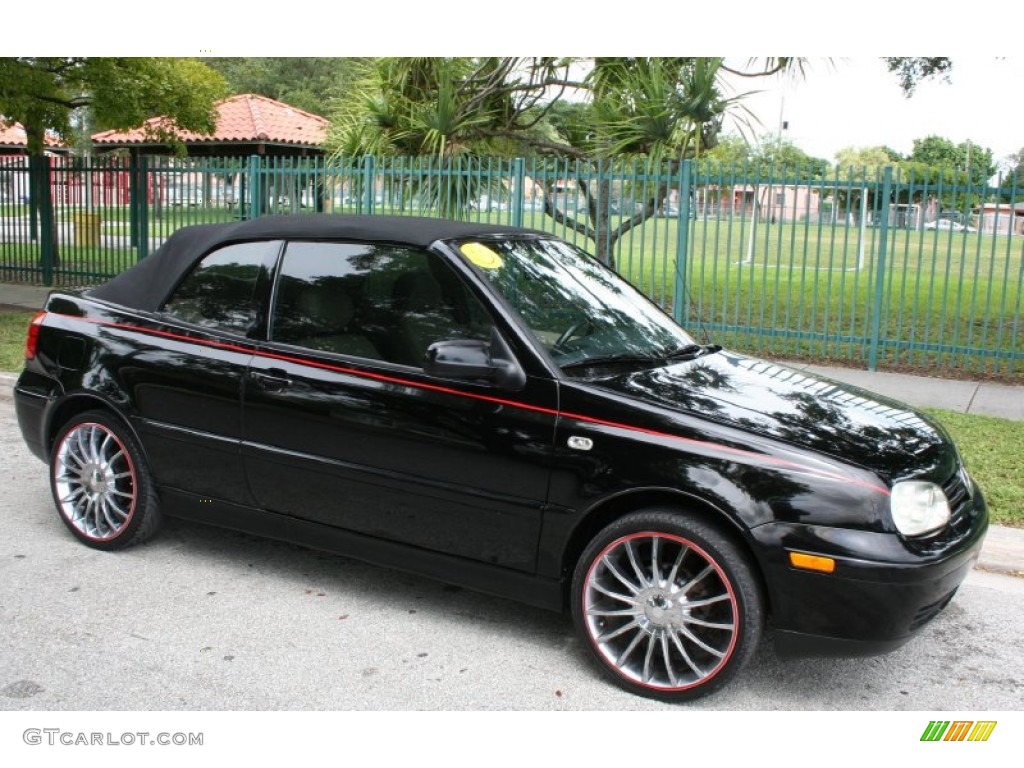 2002 Cabrio GLS - Black / Beige photo #17