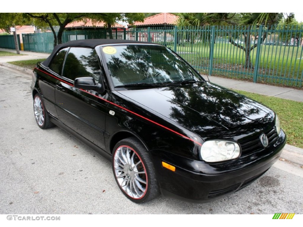 2002 Cabrio GLS - Black / Beige photo #18