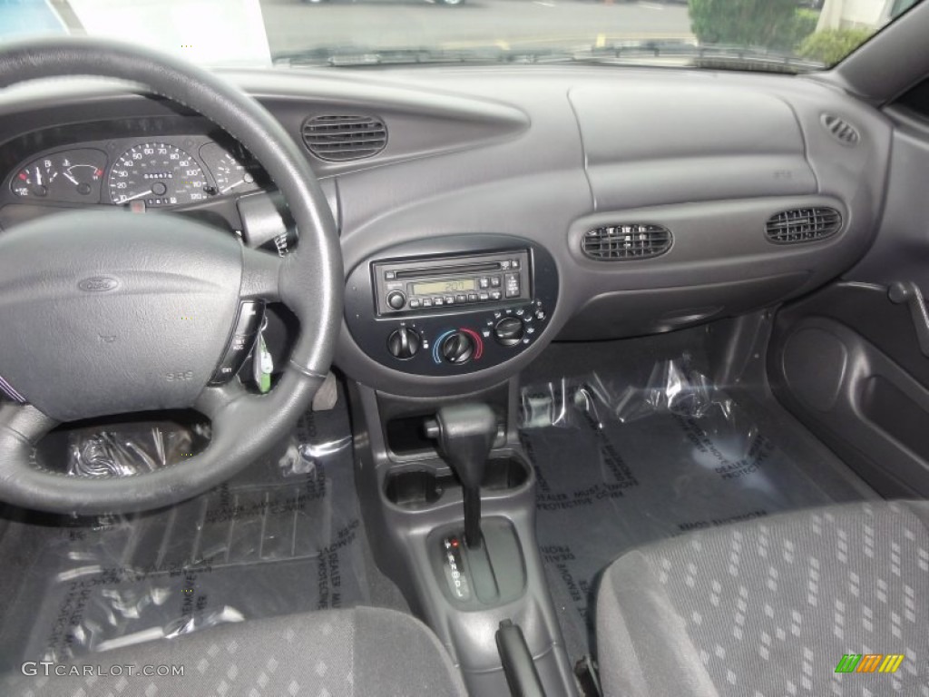 2003 Ford Escort ZX2 Coupe Dark Charcoal Dashboard Photo #54803629