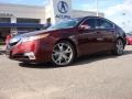 2009 Basque Red Pearl Acura TL 3.7 SH-AWD  photo #2