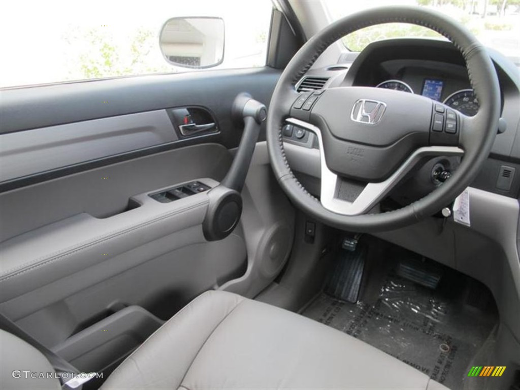 2011 CR-V EX-L - Taffeta White / Gray photo #5