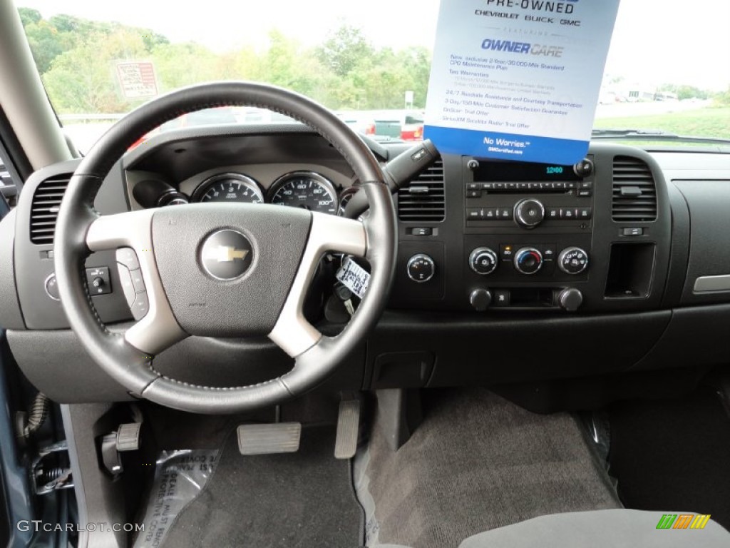 2009 Chevrolet Silverado 1500 LT Extended Cab 4x4 Ebony Dashboard Photo #54805283