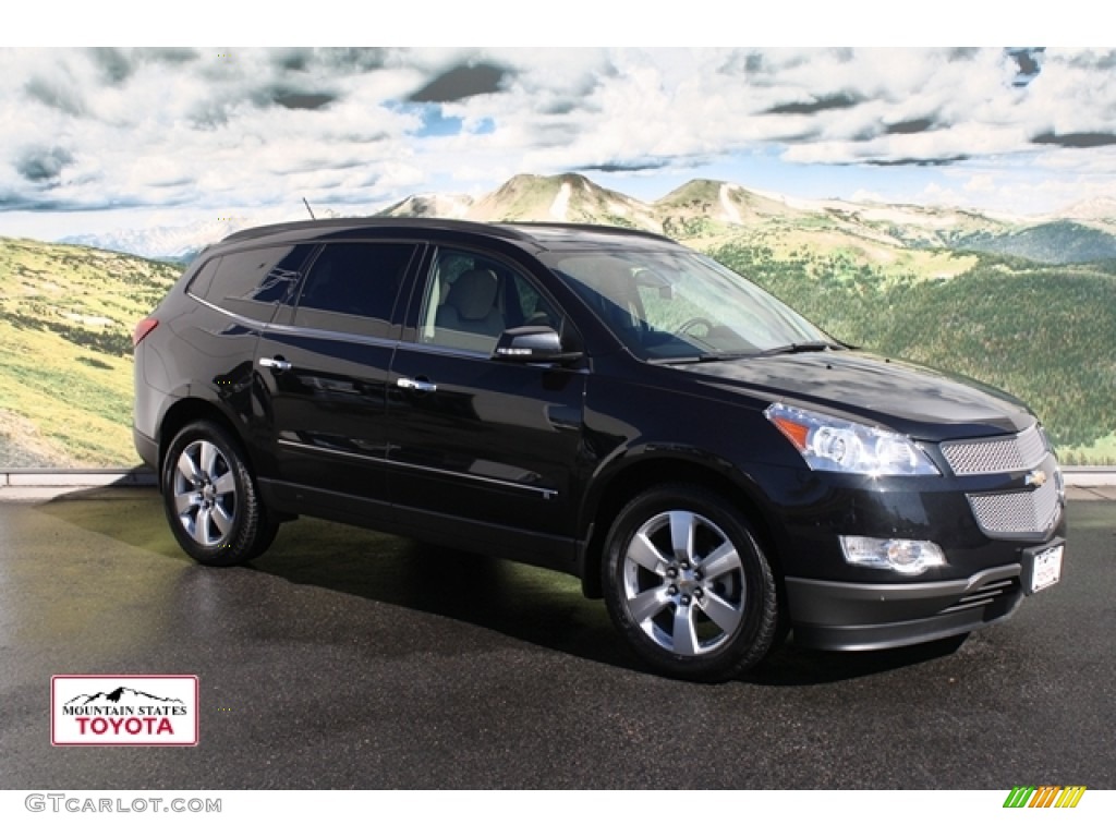 2009 Traverse LTZ AWD - Black Granite Metallic / Cashmere/Ebony photo #1