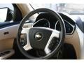 Cashmere/Ebony 2009 Chevrolet Traverse LTZ AWD Steering Wheel