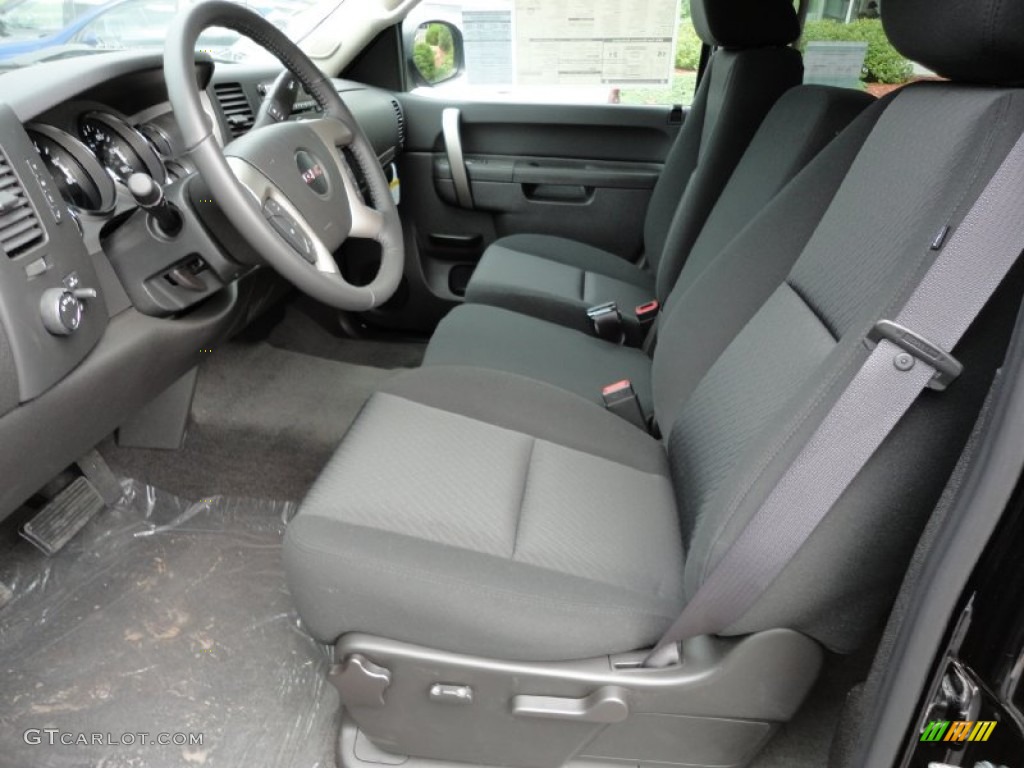 Ebony Interior 2012 GMC Sierra 1500 SLE Crew Cab 4x4 Photo #54806716