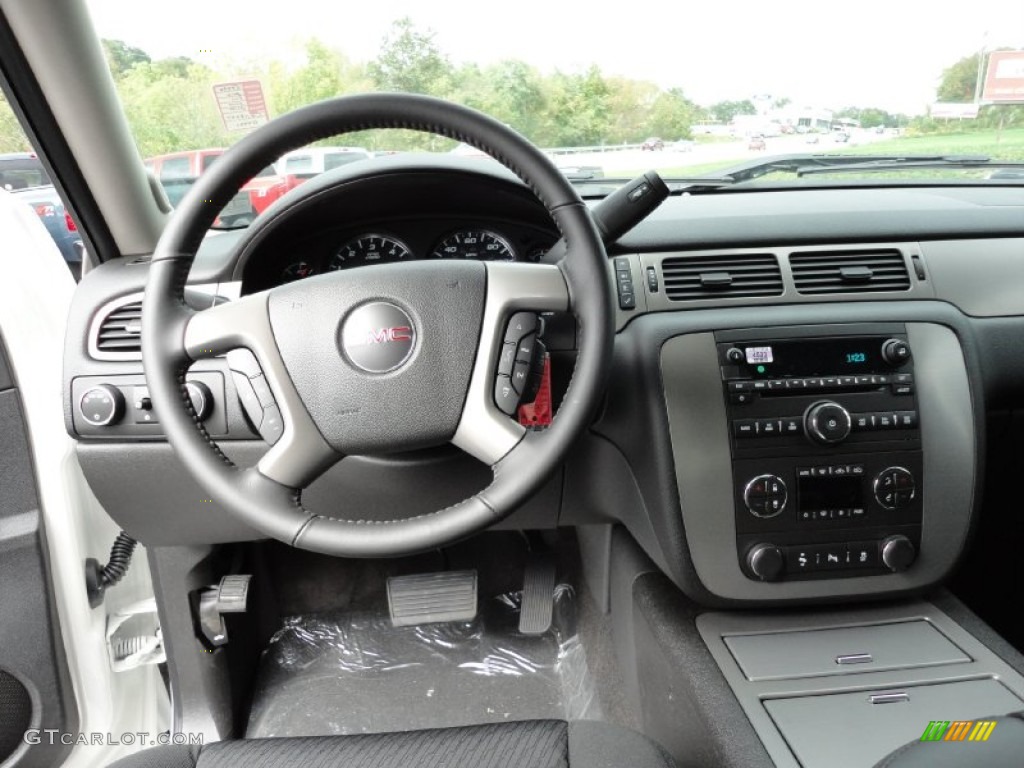 2012 GMC Sierra 1500 SLE Crew Cab 4x4 Ebony Dashboard Photo #54806896