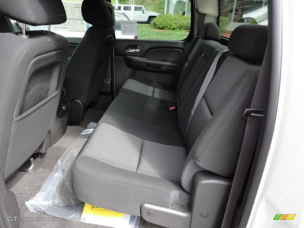Ebony Interior 2012 GMC Sierra 1500 SLE Crew Cab 4x4 Photo #54806908