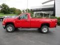 2012 Fire Red GMC Sierra 2500HD Regular Cab 4x4  photo #2