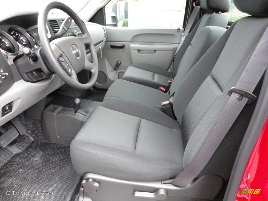 Dark Titanium Interior 2012 GMC Sierra 2500HD Regular Cab 4x4 Photo #54807016