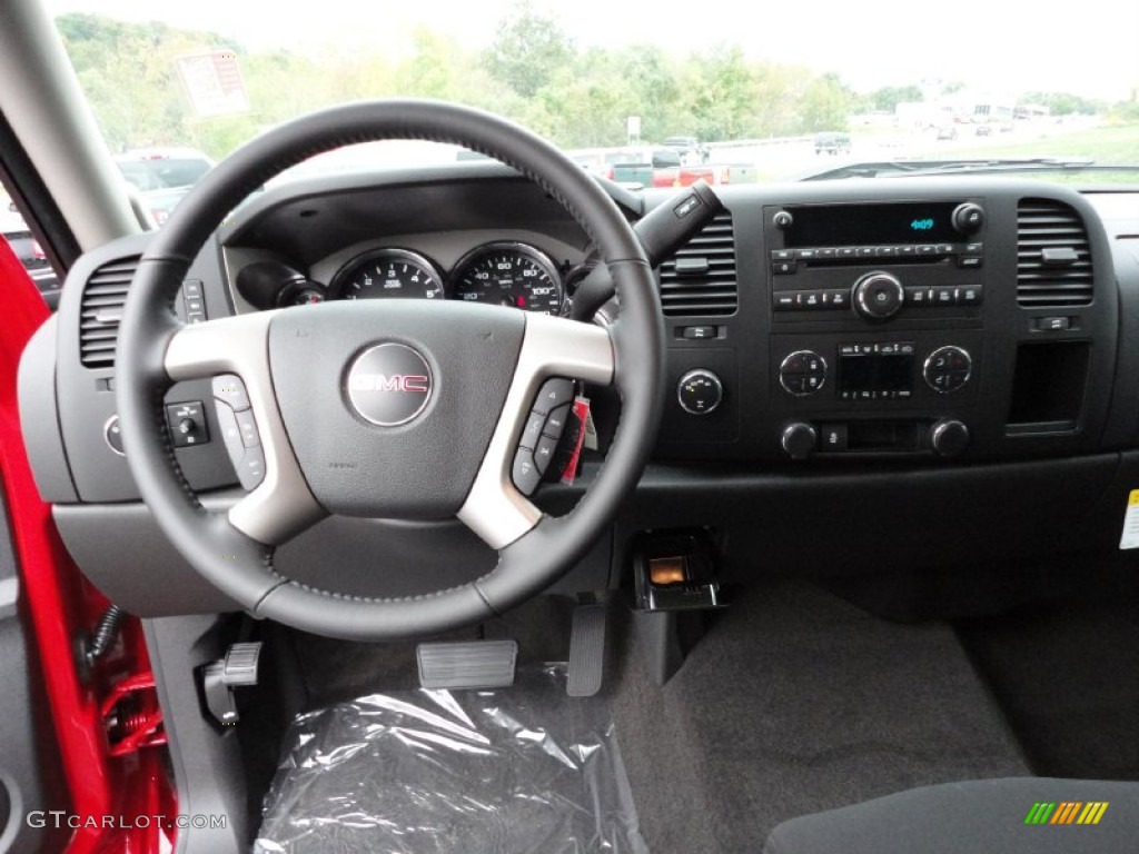 2012 Sierra 1500 SLE Extended Cab 4x4 - Fire Red / Ebony photo #12