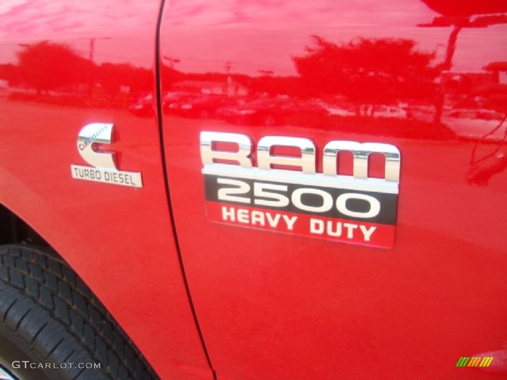 2012 Ram 2500 HD ST Crew Cab 4x4 - Flame Red / Dark Slate/Medium Graystone photo #7