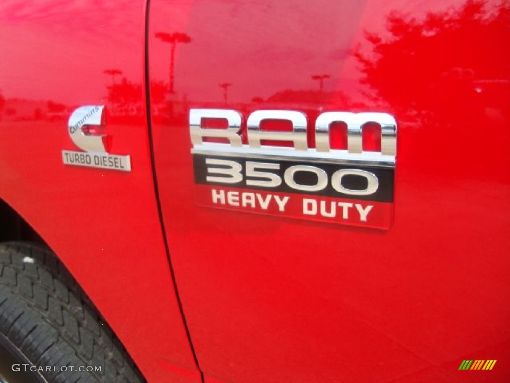 2012 Ram 3500 HD ST Crew Cab 4x4 - Flame Red / Dark Slate/Medium Graystone photo #7
