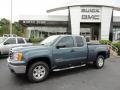 Stealth Gray Metallic - Sierra 1500 SLE Extended Cab 4x4 Photo No. 1