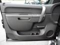 Ebony 2012 GMC Sierra 1500 SLE Extended Cab 4x4 Door Panel