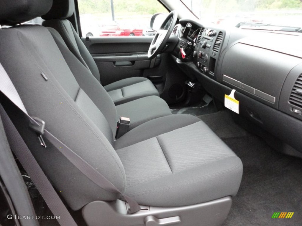 Ebony Interior 2012 GMC Sierra 1500 SLE Extended Cab 4x4 Photo #54807664