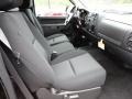 Ebony 2012 GMC Sierra 1500 SLE Extended Cab 4x4 Interior Color