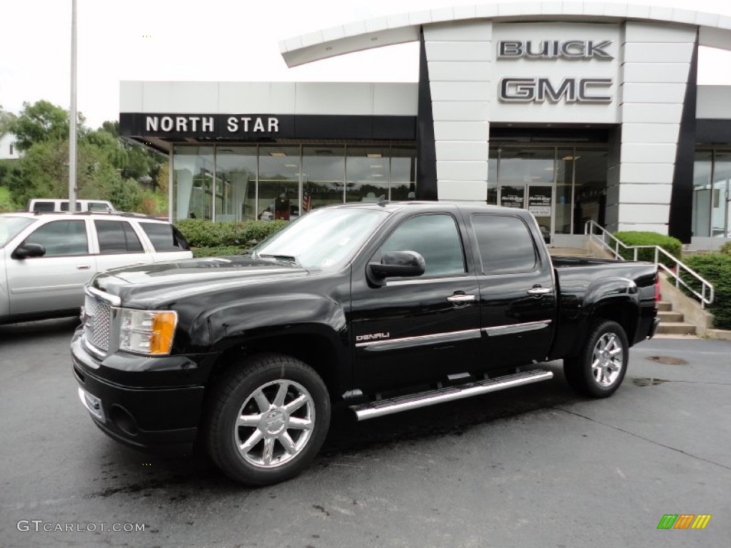 2012 Sierra 1500 Denali Crew Cab 4x4 - Onyx Black / Ebony photo #1