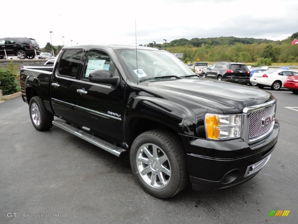 Onyx Black 2012 GMC Sierra 1500 Denali Crew Cab 4x4 Exterior Photo #54807817