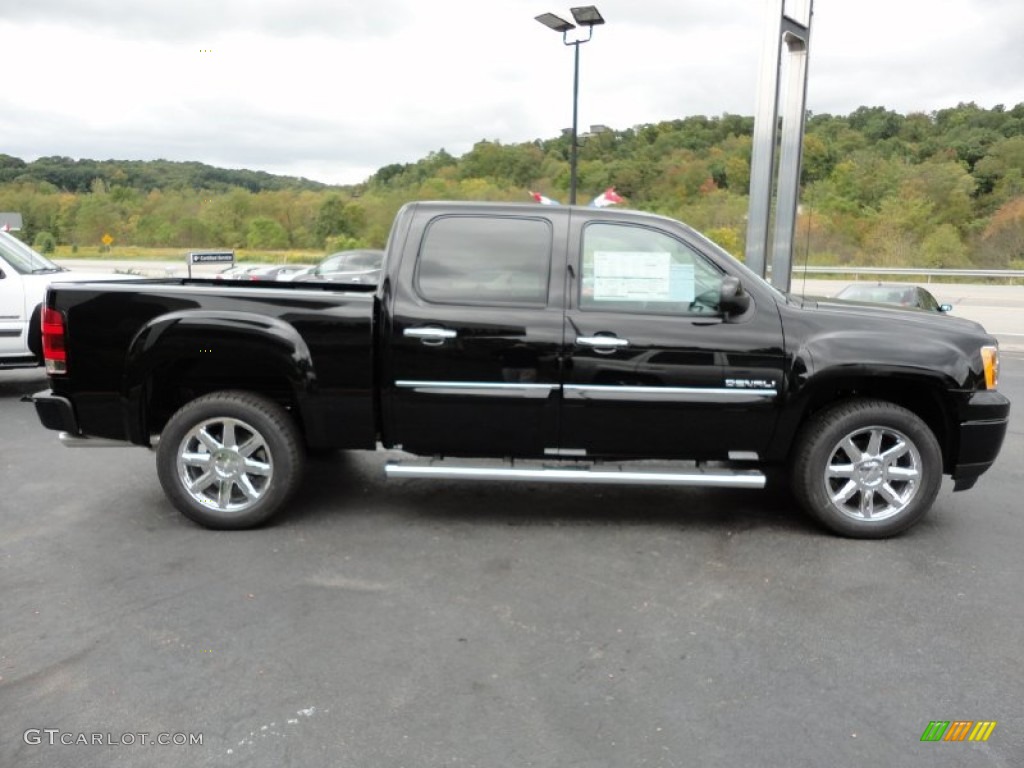 Onyx Black 2012 GMC Sierra 1500 Denali Crew Cab 4x4 Exterior Photo #54807847