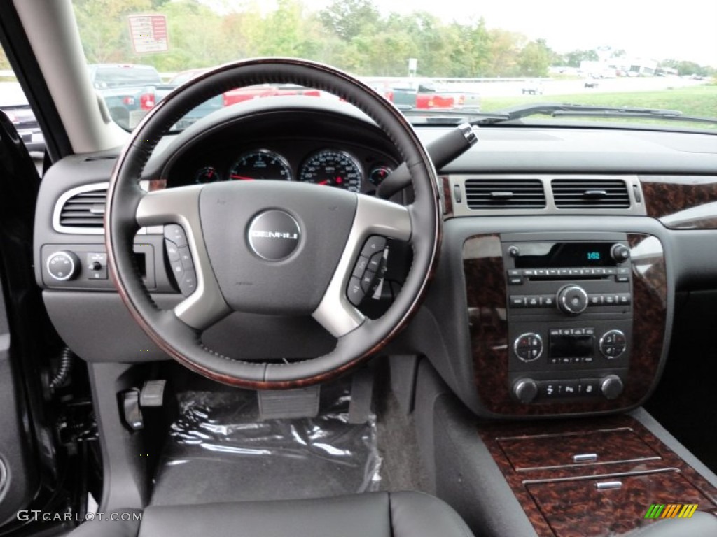 2012 GMC Sierra 1500 Denali Crew Cab 4x4 Ebony Dashboard Photo #54807889