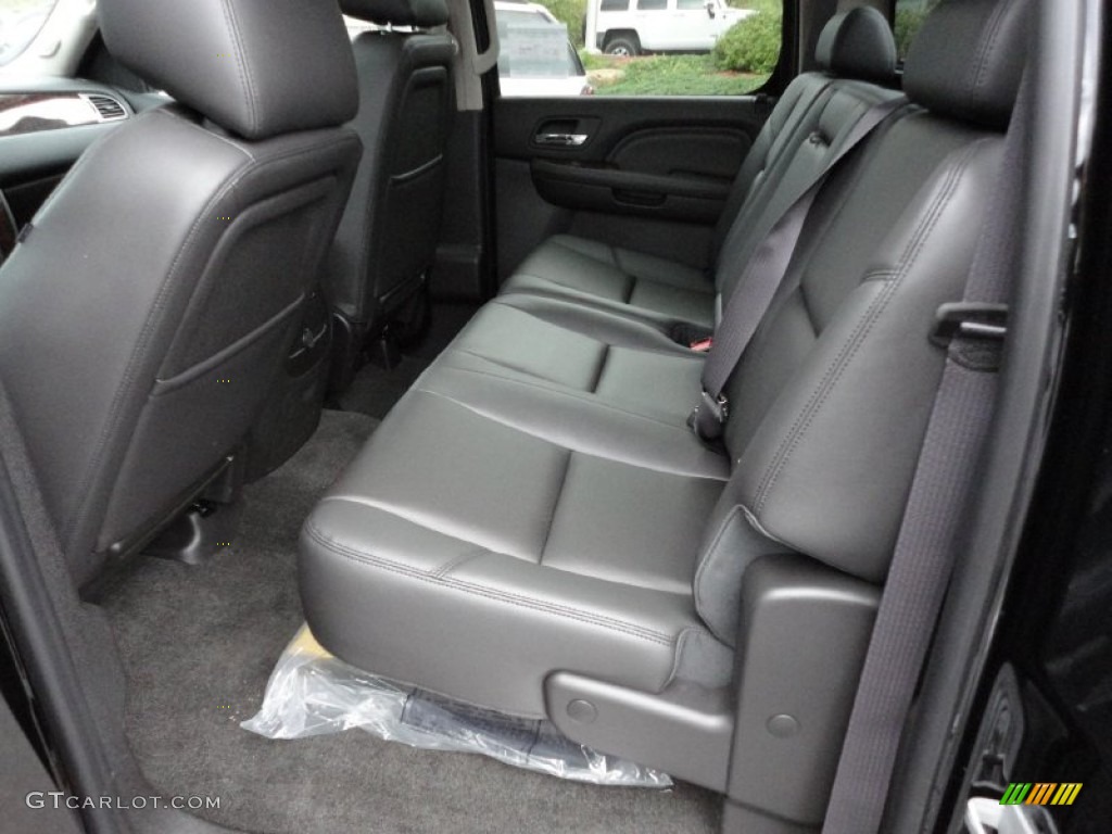 Ebony Interior 2012 GMC Sierra 1500 Denali Crew Cab 4x4 Photo #54807901