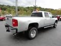 Quicksilver Metallic - Sierra 3500HD SLT Crew Cab 4x4 Dually Photo No. 5