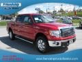 2011 Red Candy Metallic Ford F150 XLT SuperCrew 4x4  photo #4