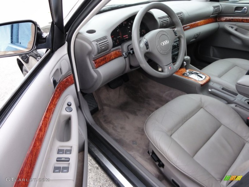Opal Gray Interior 1999 Audi A4 2.8 quattro Sedan Photo #54810628