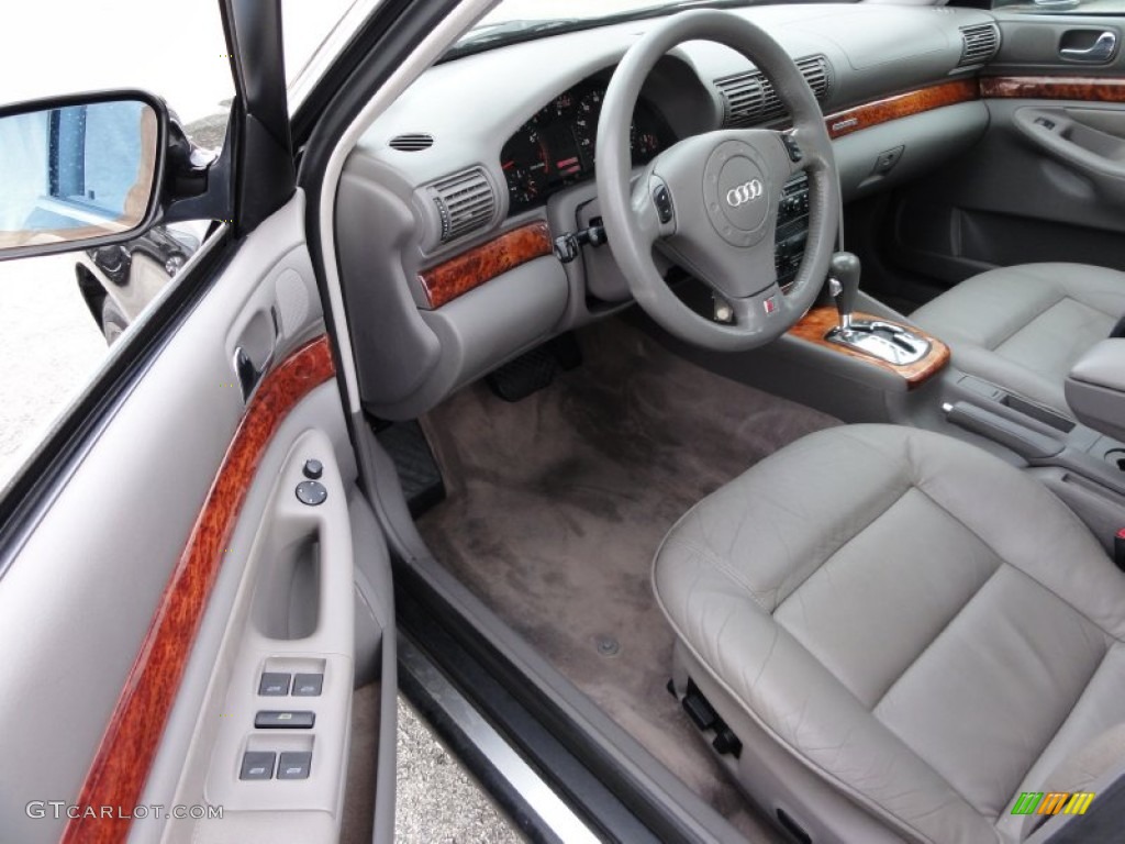 Opal Gray Interior 1999 Audi A4 2.8 quattro Sedan Photo ...