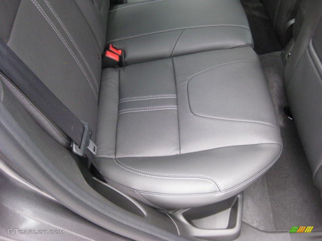Charcoal Black Leather Interior 2012 Ford Focus Titanium Sedan Photo #54810736